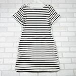 Tommy Bahama  Womens Striped Boat Neck Dress S Black White Nautical Casual Photo 12