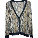 LuLaRoe Cheryl Button Up V-neck Soft Snakeskin Look Long Sleeve Cardigan 2xL NWT Photo 0