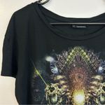 The Kooples Enchanted Tiger Black Short Sleeve Black T-shirt Size Small Photo 3