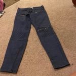 ZARA  basic denim moto jeans 6 Photo 1