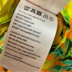 Farm Rio NEW  Chic Pears Short-Sleeve Blouse Top Orange Fruit Print Large L NWT Photo 10