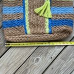 Shore Thing Women's Tan Raffia Straw Large Tote Bag NWOT Brown Photo 4