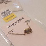 Kendra Scott Yellow Rose by Elisa Etched Vintage Gold Necklace Photo 2
