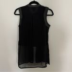 Rue 21  Faux Leather Motorcycle Sheer Vest Photo 5