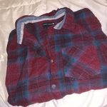 Tilly's red and blue flannel Photo 1