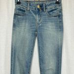 American Eagle NWT Size 00 Long Jegging Jeans Medium Wash Blue Skinny New Photo 2