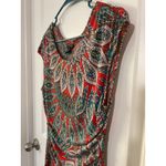 Enfocus Studio Women’s Dress Enfocus Petite 10P Red‎ Paisley Multicolor Floral Boho Summer Work Photo 1