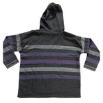 Lemlem 100% merino wool womens large lilac hooded poncho shirt NEW Photo 1