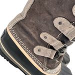 Sorel  Women's Grey Joan of Arctic Winter Leather Snow Boots Size 7 Photo 2