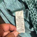 L.L. Bean‎ green animal print pull over V Photo 5
