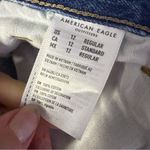 American Eagle  Curvy Mom Jeans Distressed Size 12 High Rise Photo 3