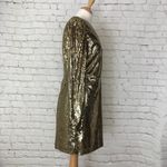 Rebecca Minkoff Gold Sequin Dress Size 8 NWT Photo 4