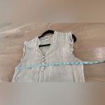 Rosemarine 100% linen ruffle sleeve dress tan size XL Photo 4