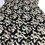 J.Crew silk black and white bow tie print dress Photo 5