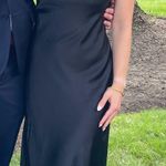 Show Me Your Mumu Black Satin Dress Photo 0