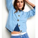 Free People Luna Cardigan Clouds Heather Size XL Photo 0