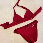 Bebe Two Piece Bikini Red Photo 0