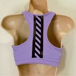 Peloton Essential Sports Bra Double Mesh Back Racerback Lilac Purple Size Small Photo 3