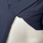 AnotherEight london navy blue high waisted wide leg dress pants capris size 14 Photo 8