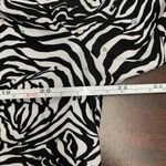 Rebecca Malone Black and White Sparkle Blouse Size Medium Photo 6