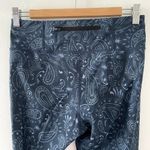 Sweaty Betty Leggings Womens Medium Blue Zero Gravity Paisley Activewear Running Photo 4