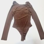 Lovers + Friends  Delilah Bodysuit in Espresso Brown XS Photo 9