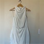 Elliatt Elliat Ivory White Camo Blouson Halter Dress Asymmetrical Sz XL Photo 8