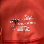 Aerie x Aly Raisman Pants Women Medium Orange Leggings Casual Workout Athleisure Photo 5