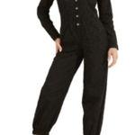 Guess Women's Black Tosca Cotton Eyelet Jumpsuit Size Medium NWT Photo 0