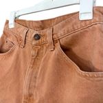 Levi's  954 Orange Tab Tan Roll Cuffed Denim High Waist Shorts Size 9 Photo 1