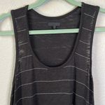 ATM Anthony Thomas Melillo Slub Jersey Striped Tank Dress Size L Black Size L Photo 5