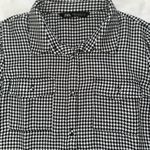 ZARA Houndstooth Button Up Shirt Photo 1