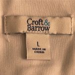 Croft & Barrow Blouse Large Floral Cottagecore Travel Vacation Comfy Stretch Photo 5