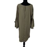 New York and Company Babydoll Dress. Size Medium. Army Green Photo 2