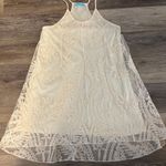 Francesca's White Lace Dress Photo 0