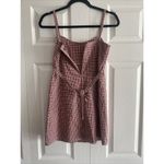 Brandy Melville  John Galt Pink Plaid‎ Babydoll Dress Y2K Style Small Cottagecore Photo 4