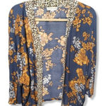 Anthropologie Andersen & Lauth Zoe Leopard Trimmed Floral Print size OS Photo 0