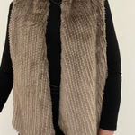 EXPRESS NWT  faux fur open front vest size M/L Photo 0