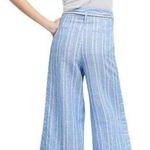 Anthropologie Anthro Blue Striped Rope Palazzo Pants size 2 Photo 1