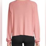 Wildfox Monte Dog Person Thermal Crop Top Peachy-Pink Size M, New w/o Tag $98 Photo 4