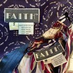 Faith Vintage Rayon Hawaiian Button Up Vest (Small) & Skirt (Medium) 2 PC Outfit Photo 9