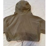 Nike Pro Therma-FIT ADV Hoodie Fleece Sz XS cropped brown sweatshirt Athleisure Photo 6