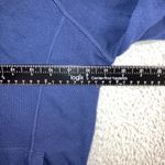 Athleta ‎ Sweatshirt Women Small Funnel Neck Wool Blend Blue Pullover Thumb Holes Photo 5