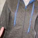 Lauren James NWT  preptec zip hoodie gray blue sm Photo 2