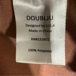 Doublju Dusty Rose Pullover, Gray & White Striped Hood & Sleeves Pockets Sz XL Pink Photo 8