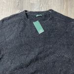 Wild Fable Women's Black Crewneck Long Sleeve Tinsel Sweater - Size XL - NWT Photo 2