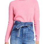 ALC Frank A.L.C Mitchell Chunky Pink Turtleneck Sweater Photo 0
