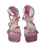 Jessica Simpson  Cenedra Studded Strappy Gladiator Sandals Size 8.5 Pink Metallic Photo 2
