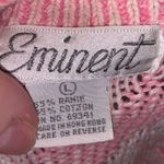 Eminent Vintage pink retro collared knit sweater Photo 7