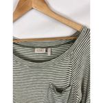 LOGO By Lori Goldstein LOGO Lori Goldstein Crochet Bottom Striped Tunic size small Photo 1